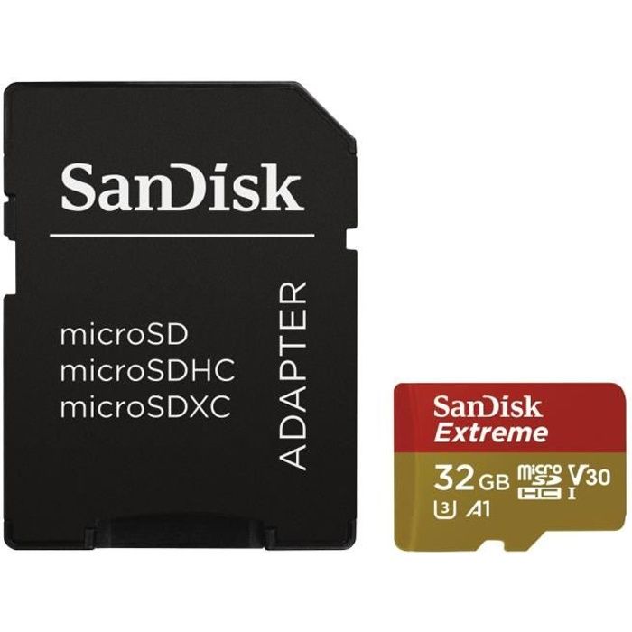 Carte mémoire flash - SANDISK - - 32GB - - (SDSQXAF-032G-GN6MA)