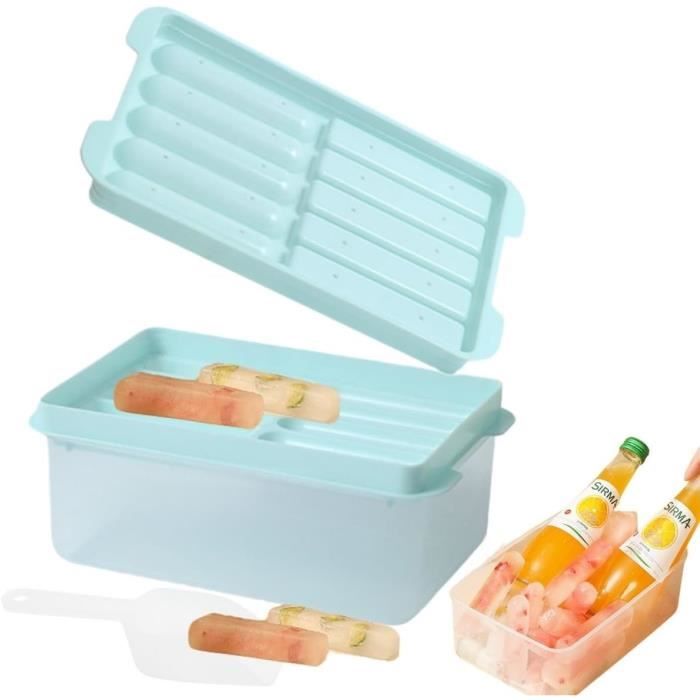 Lot De 4 Blocs De Glace Réutilisables – Bleu Ciel, PE, Pour Glacières, Lunch Ou Ventilateur Clim