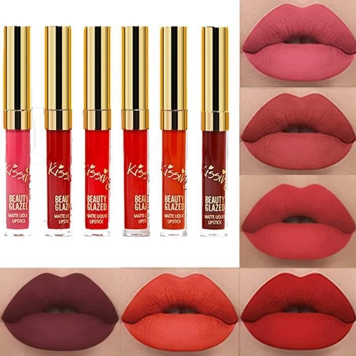 Lot De 6 Rouges à Lèvres Magiques Changeants PH - Hydratants, Longue Tenue, Fabriqué En Chine