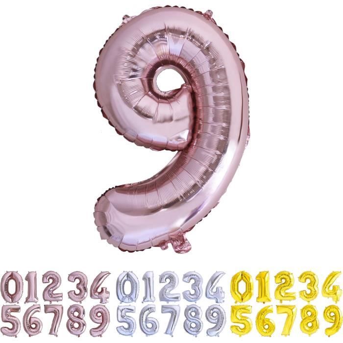 40 Pouces Gros Violet Numéro 4 Foil Ballon Feuille Géant