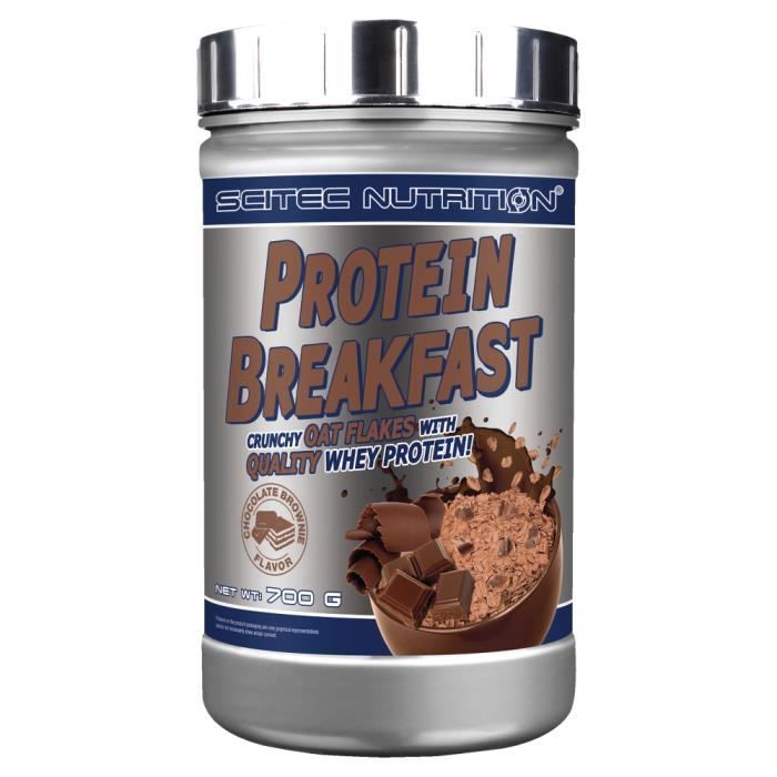 SCITEC - Protein Breakfast 700 g - Brownie au Chocolat
