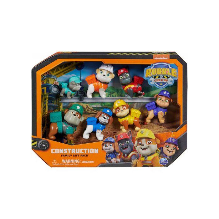 Coffret Pat Patrouille Ruben & Cie : Ruben Mix Charlie Benji Molly Tata Grue et Papi Gravier - Set 7