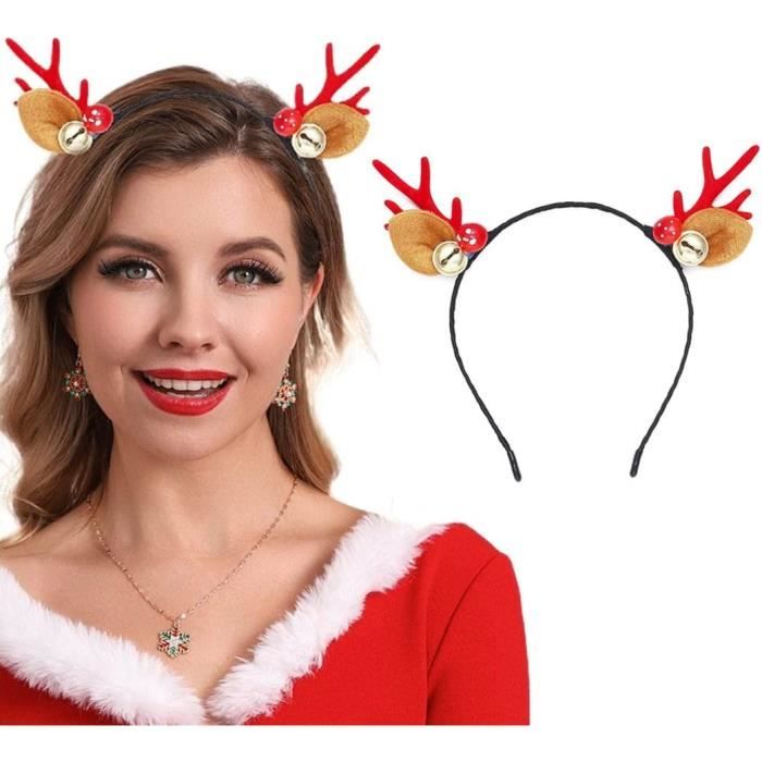 Serre-tête à bois de renne pour Noël et Nouvel An - Accessoires
