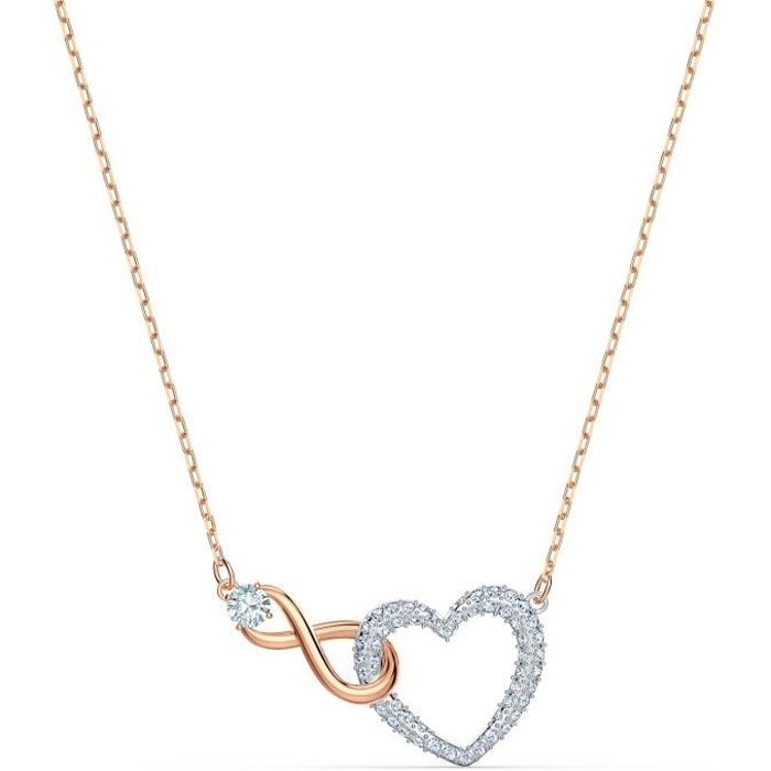 sautoir - collier - swarovski - collier swarovski infinity heart