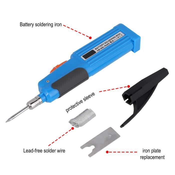 Tbest Soldering Iron, Wireless Solder Gun for Automotive Electronic