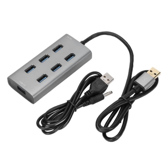 Hub USB 2.0 10 Ports Haute Vitesse – Multiprise Pour Ordi, Extension Rapide, Générique