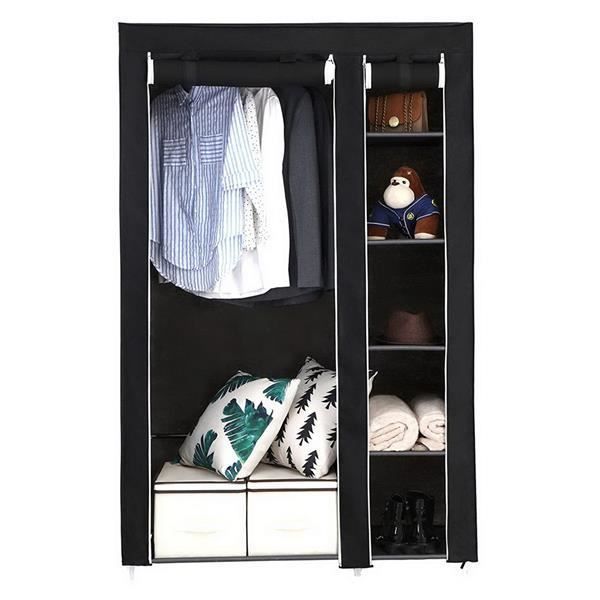 Armoire D'angle FCH – Penderie Avec 12 Grilles Et 2 Rails – Neuf