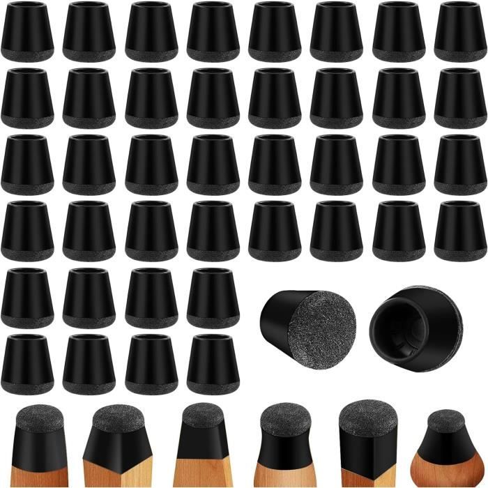 35 Patins De Protection Pour Pieds De Chaise Carrés – Baipok, Transparents, Anti-rayures