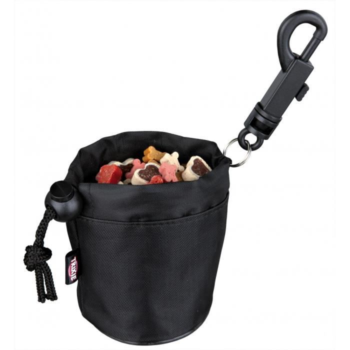 Sac à friandises pour chien - TRIXIE - Lot de 12 pièces - Ø 7 x 9 cm - Polyester - Fermeture par cordon