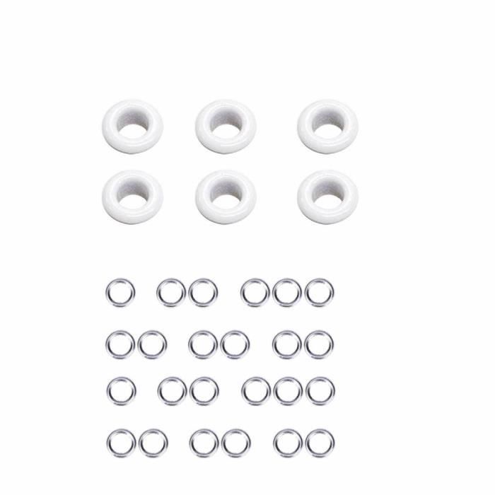 Angoily Lot De 100 œillets En Métal Avec Rondelles D'œillets Durables