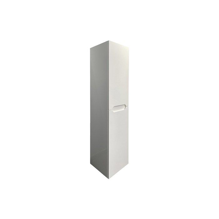 Colonne de salle de bain suspendue - Blanc - L30 x l30 x 120 cm - STEFANIE