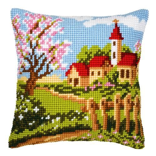 Kit broderie point de croix Bienvenue Février - Le Bonheur des Dames