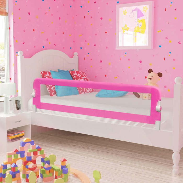 vidaXL Barrière de lit pour enfants 150x42 cm Rose 10102