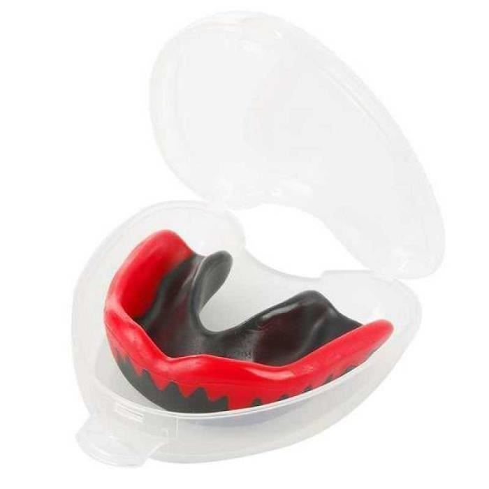 Protège-Dents Sport Professionnel - Lot De 5 - EVA Alimentaire - Rugby, Boxe, MMA - Enfants/Ados - Avec Étui