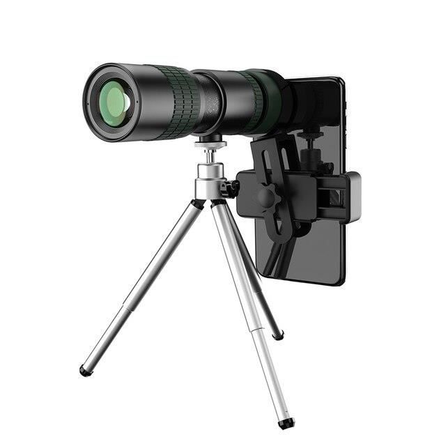 50X - 4K HD télescope optique Zoom téléphone caméra lentille téléobjectif  pour iPhone Huawei Xiaomi Smartphon - Cdiscount Téléphonie