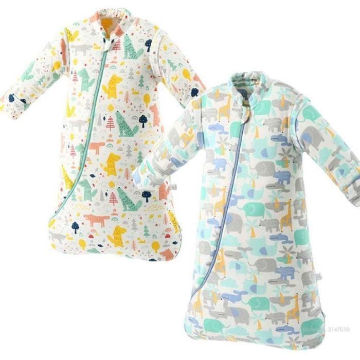 Emmaillotage Bebe 0-6 Mois Gigoteuse - - Sac De Couchage Manches Longues Fermeture à Gigoteuse Hiver