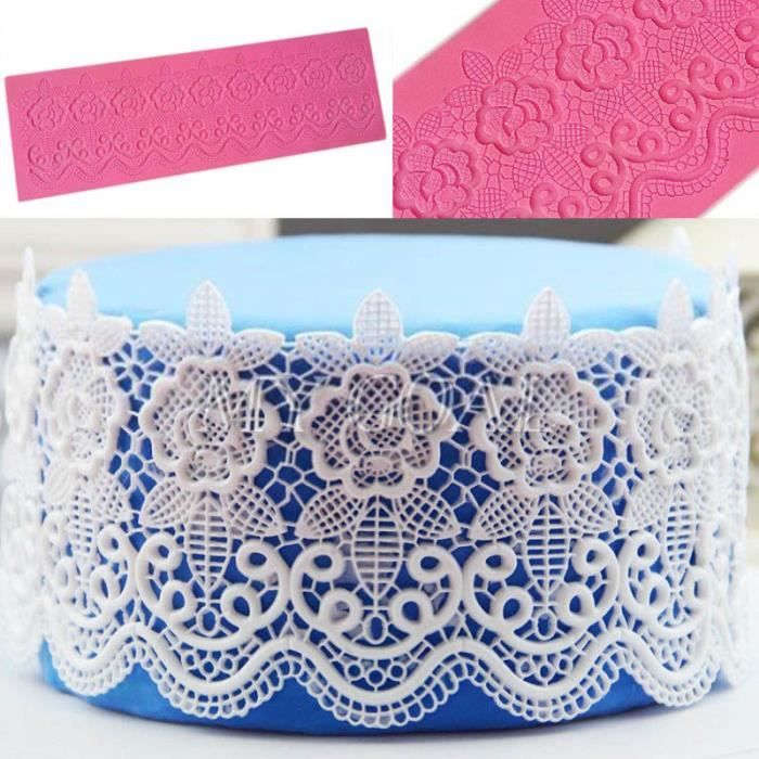 Moule Dentelle Fleur En Silicone Pour Pate A Sucre Gateau Decoration Rose Achat Vente Moule Moule Dentelle Fleur En Sil Cdiscount