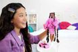 Poupée Barbie Extra avec accessoires + chien en rose convertible-1