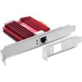 Carte Réseau PCIe 10 Gigabit - TP-Link TX401 - Latence faible - Compatible avec Windows 11/10/8.1/8/7-1