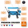 Chariot de transport - FUXTEC Premium Cruiser - Bleu - Pliable - Charge 75 kg-1