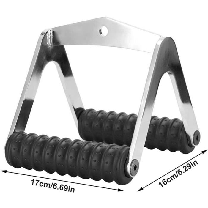 Poignée de Tirage Musculation ergonomique pour l'exercice de Gymnastique  Exercice de Triceps Crossover (1 Paire) - Cdiscount Sport