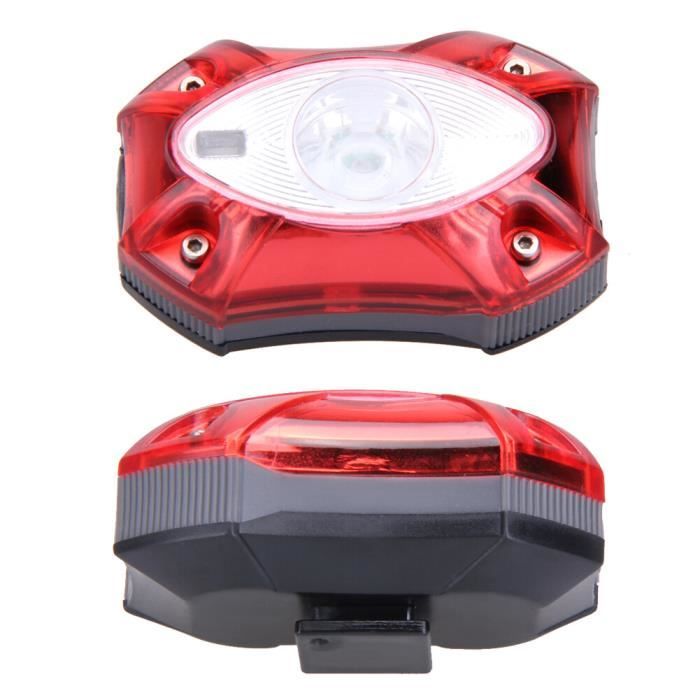 Riff Battery - Feu Arrière de Vélo - Feu de Vélo LED sur Batterie - 50