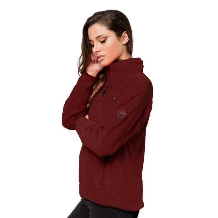 Polaire Femme Geographical Norway URSULA Bordeaux Montagne Sports d hiver Randonnee