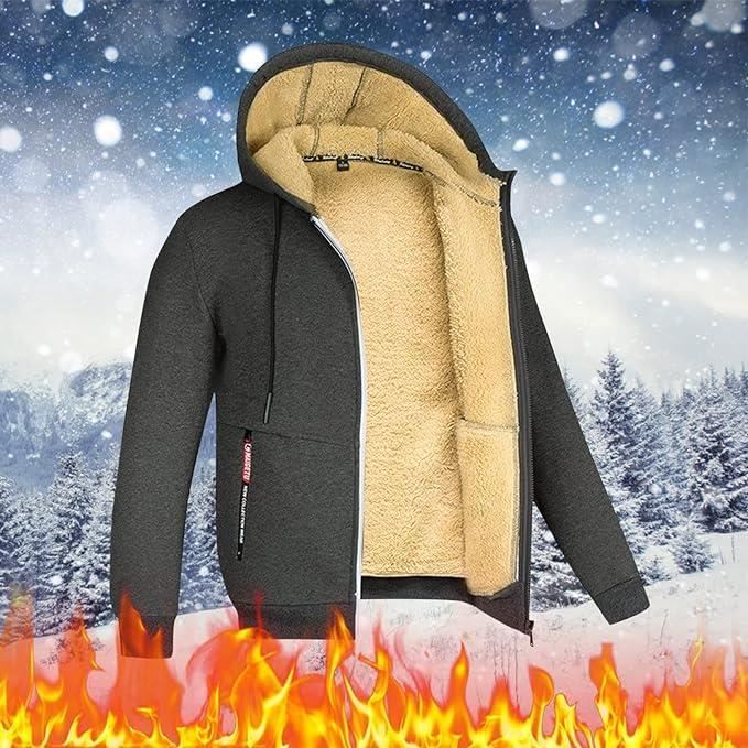 Sweat capuche hiver homme sales