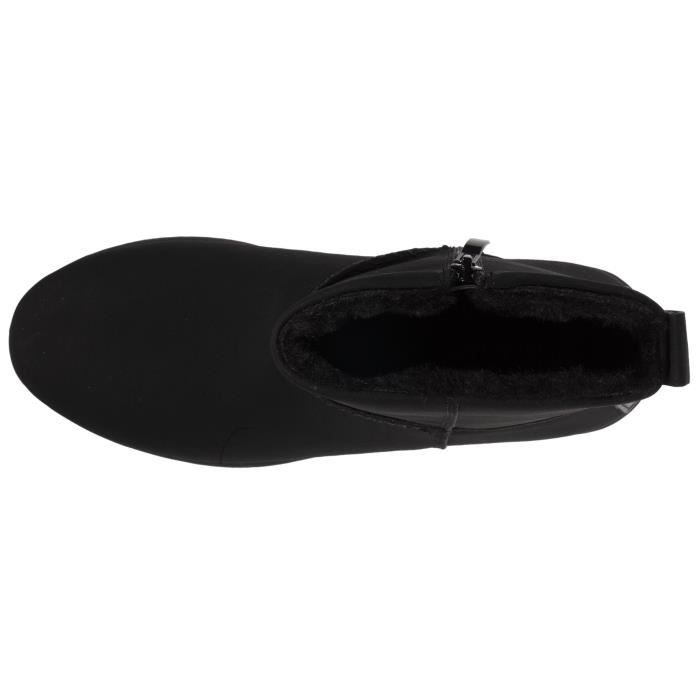 Bottines nubuck noir femme discount
