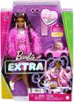 Poupée Barbie Extra avec accessoires + chien en rose convertible-2