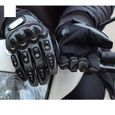 YOLISTAR Noir Gants Doigt Complet Protection Moto Vélo Sport pour Homme-2