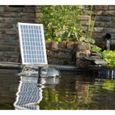Pompe fontaine de bassin Solarmax 1000 - UBBINK - Panneau solaire batterie et jets d'eau-2