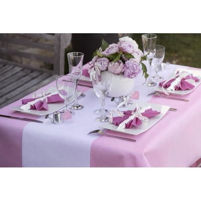 Chemin De Table Intissé Damier Noir & Blanc – 5 M X 27 Cm – Style Rétro Années 50 Pour Déco De Table Festive