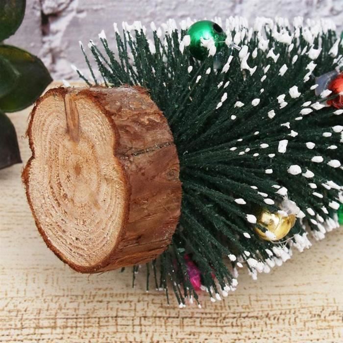 Lot De 10 Mini Sapins De Noël Artificiels - Vert - Mini Sapin De Noël Artificiel - Décoration De Noël (vert, 10 Pièces