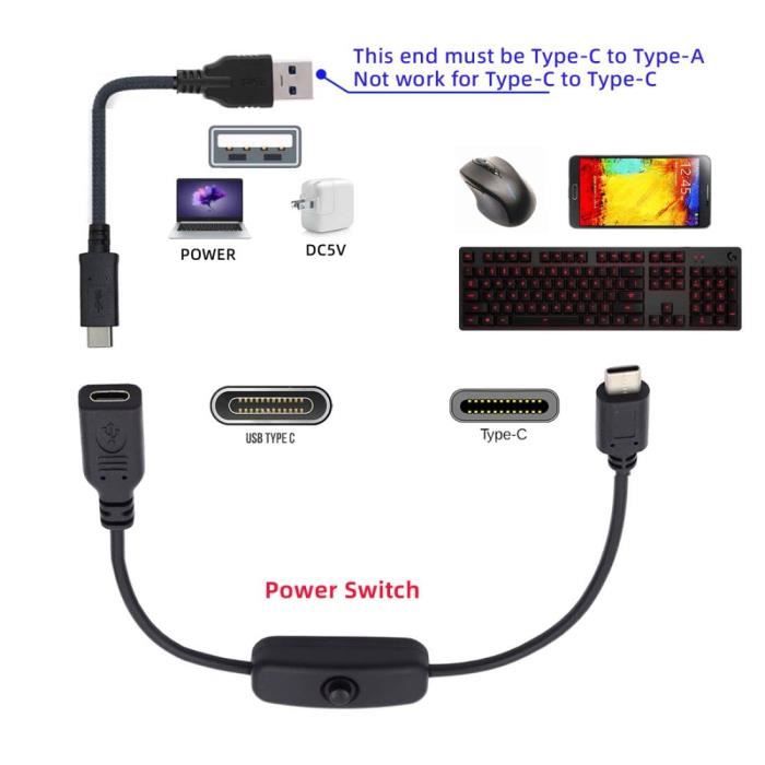 Câble D Tap Vers USB-C PD Flexible Ressort - Alimentation Appareil Photo, Téléphone, Tablette Depuis Batterie V-Mount
