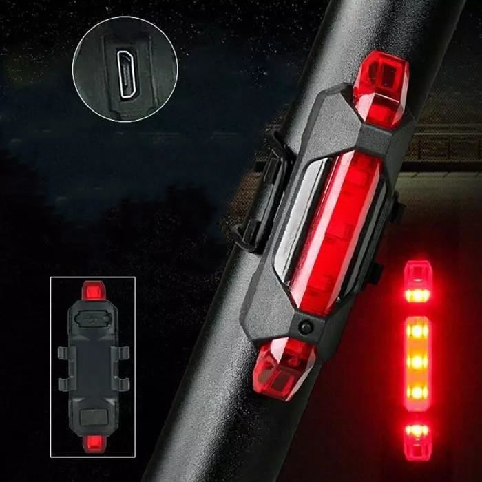 EBUYFIRE Ensemble Éclairage Vélo Rechargeable – Phare 3000 Lumens Avec Batterie 5200 MAh, Étanche IPX5, Feu Arrière Offert