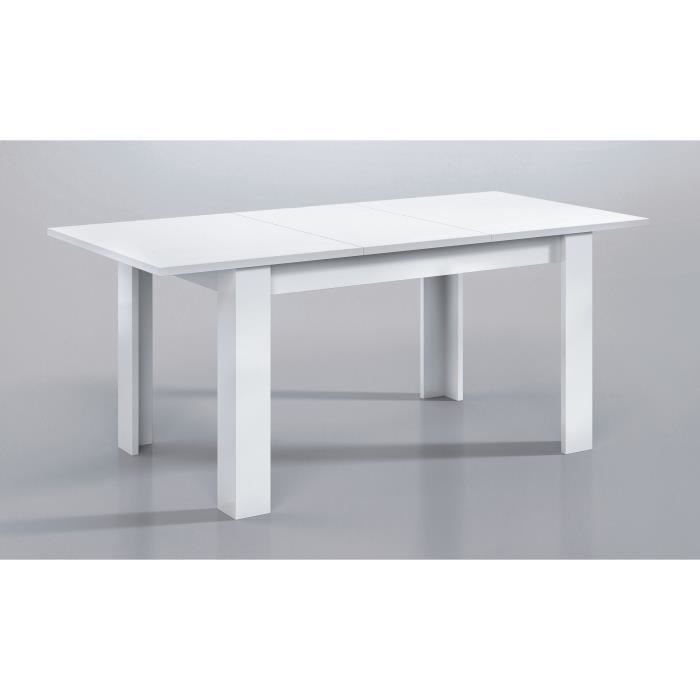 Table à rallonge Midland, Console extensible pour salle à manger, Table de  cuisine ouvrante avec rallonge, 140/190x90h78 cm, Ciment et blanc