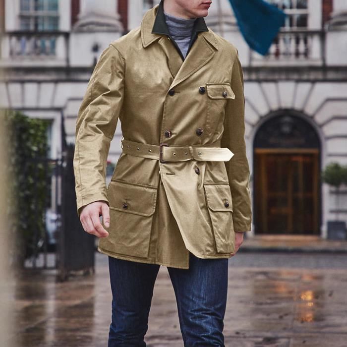 Trench vert online homme