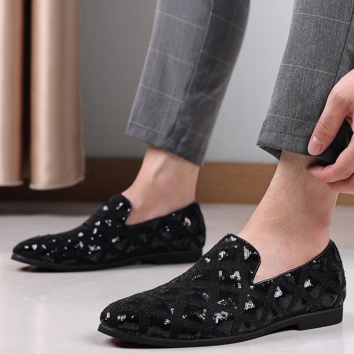 Mocassin paillette homme store