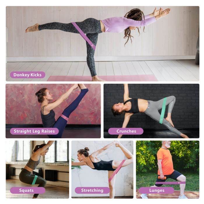 Bandes élastiques Pilates Rose | Pilates&Me Bandes élastiques Pilates Rose | Pilates&Me