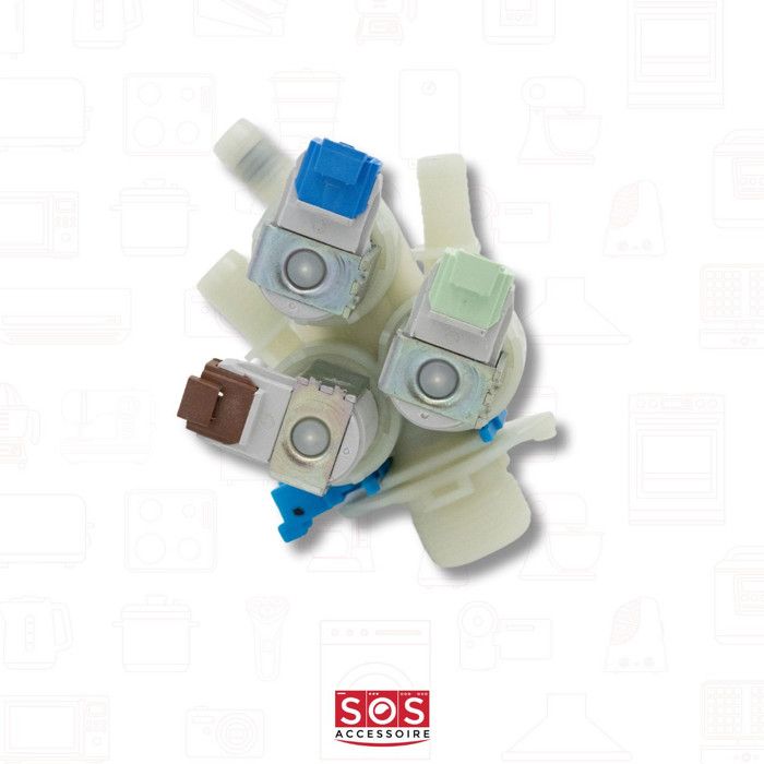 SOS Accessoire Elettrovalvola A 3 Vie Per Lavatrici AEG, Electrolux, Zanussi – Ricambio 4055125225 - 5