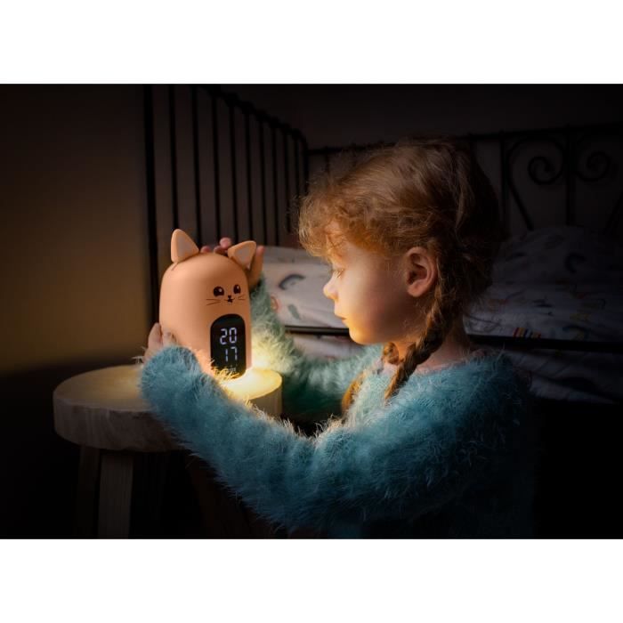 H-chin Réveil pour Enfants, Entraîneur de Sommeil pour Enfants avec Veilleuse, Machine Sonore, Temps de Se Réveiller, Réveil pour Tout-Petits (Vert H-chin Réveil pour Enfants, Entraîneur de Sommeil pour Enfants avec Veilleuse, Machine Sonore, Temps de Se Réveiller, Réveil pour Tout-Petits (Vert