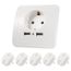 Prise électrique panneau multifonction US//UK//EU Plug Chargeur mural Port Socket nouveau