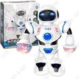TD® Robot de danse électrique Jouets éducatifs  pour  enfants  avec  lumière  LED  et musique Robot de danse télécommandé-0