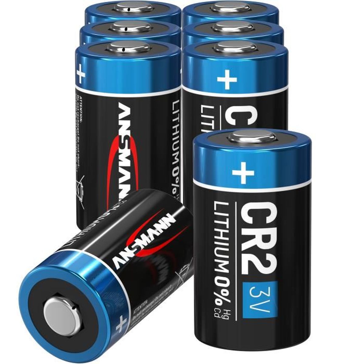 Lot De 5 Piles Lithium CR2 Kraftmax 3V Haute Performance – Pour Appareils Photo, Alarmes, Médical – Dernière Génération