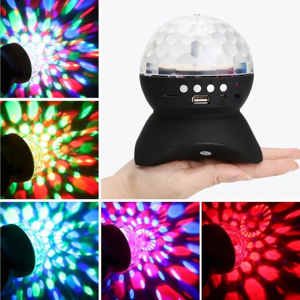 3w Mini Projecteur Spot Lampe De Scene Led Musique Rotatif