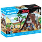 PLAYMOBIL 71828 Hutte d'Astérix avec Panoramix, Astérix, Personnages de la BD, 80 pièces, Dès 5 ans