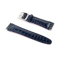 Bracelet compatible montre Swatch pas cher cuir bleu 19 mm Bracelet montre Swatch My-Montre