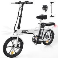 Vélo électrique pliable 16" HITWAY - Batterie 36V - 8,4Ah - Pédalage assisté - Pompe à vélo gratuite