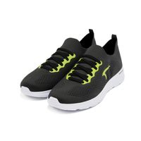 Chaussure de running femme MINTRA CAI WIRE taille 37 noir/vert citron